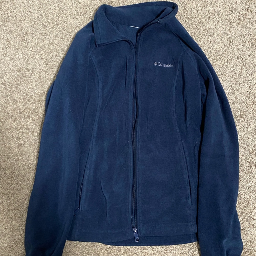 Columbia Navy blue zip up